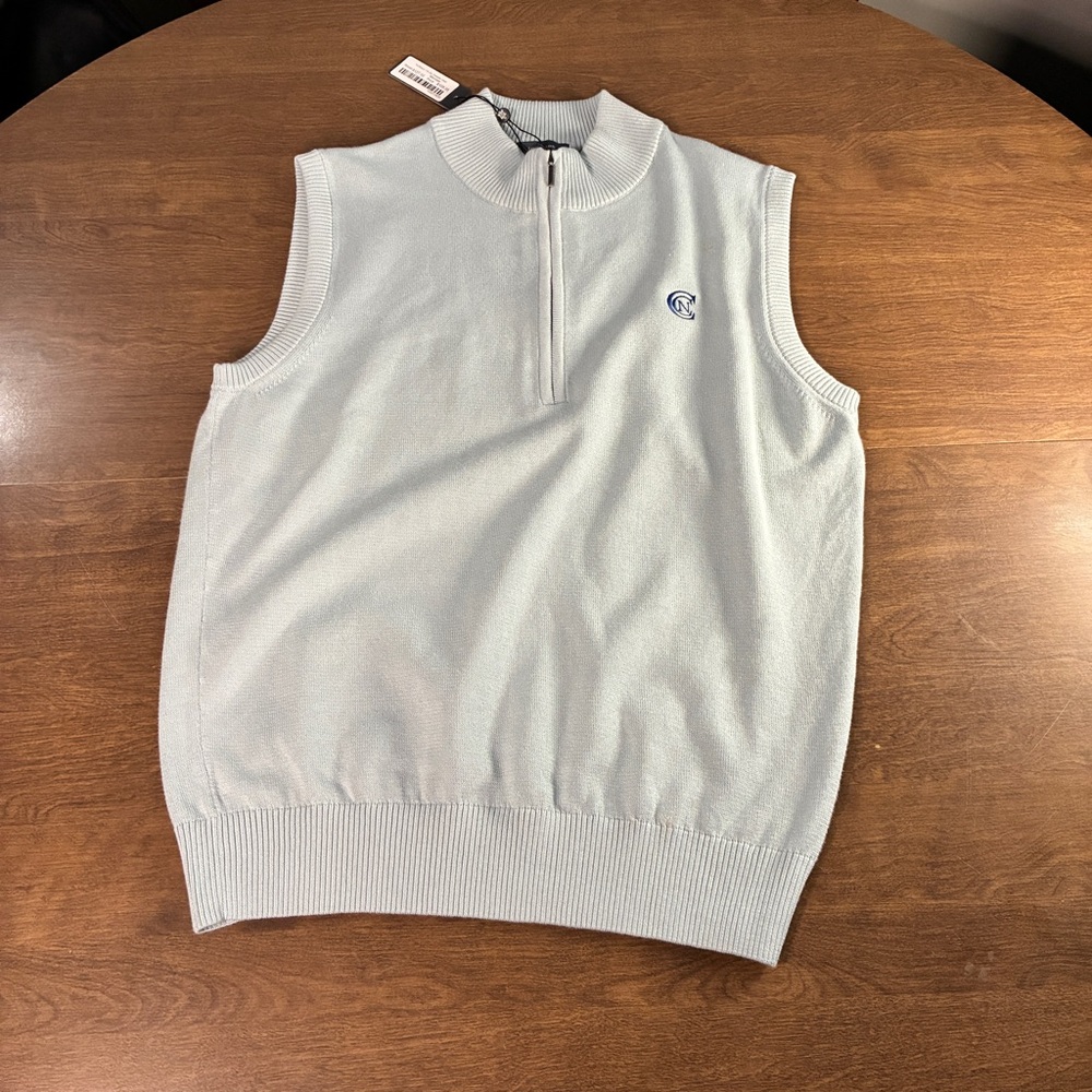 NWT MEN'S TURTLESON Blount 1/4 ZIP VEST, SIZE: M